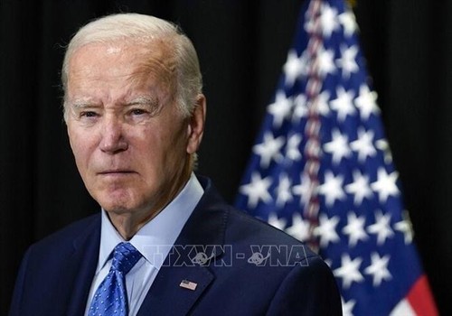 Joe Biden en Allemagne pour discuter de l'Ukraine et du Moyen-Orient - ảnh 1