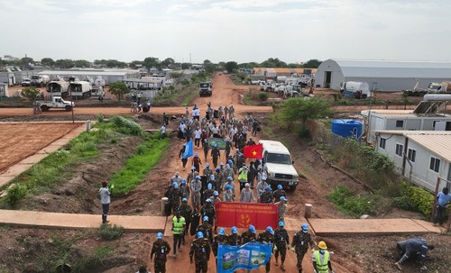 Les Casques bleus vietnamiens mobilisés pour la Journée mondiale de l’environnement - ảnh 2