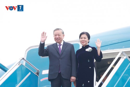 Le Secrétaire général Tô Lâm en visite d’État au Laos - ảnh 1