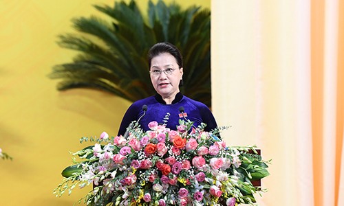 ผู้นำรัฐบาลและสภาแห่งชาติเข้าร่วมการประชุมใหญ่พรรคสาขาจังหวัดฟู้เถาะและแทงฮว้า - ảnh 2