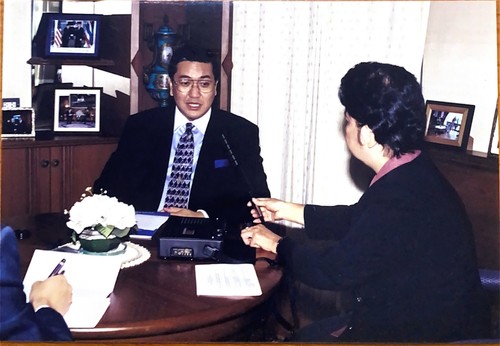 นักข่าว เหงียนถวี่มิงห์ – ผู้สื่อข่าวสถานีวิทยุเวียดนามคนแรกที่เป็นตัวแทนประจำในต่างประเทศ - ảnh 2