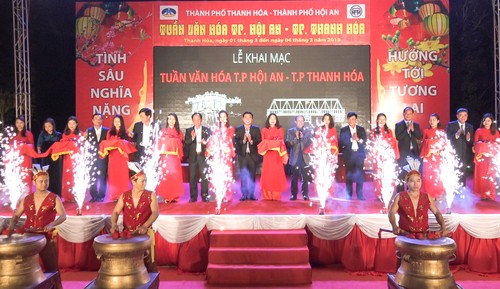 Khai mạc “Tuần lễ văn hóa Hội An - Thành phố Thanh Hóa“ - ảnh 1