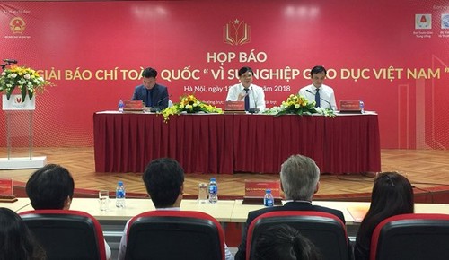  Phát động Giải Báo chí toàn quốc “Vì sự nghiệp Giáo dục Việt Nam” năm 2018 - ảnh 1