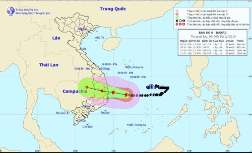 Ảnh hưởng của bão số 6, nhiều nơi có mưa to đến rất to - ảnh 1