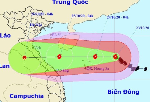 Bão Saudel khả năng suy yếu khi vào đất liền - ảnh 1