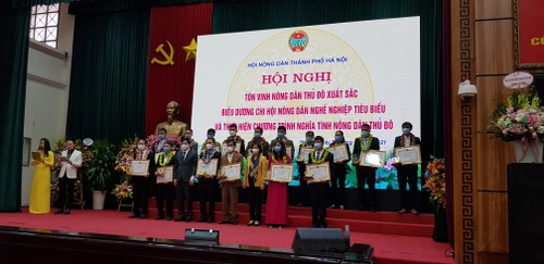 Tôn vinh 18 nông dân Thủ đô xuất sắc năm 2021 - ảnh 1