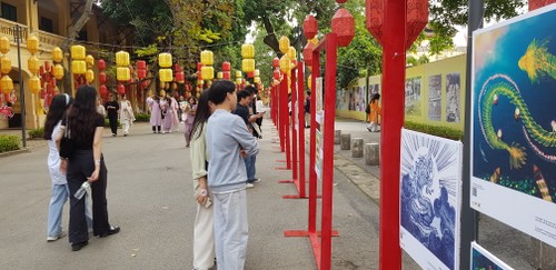 Khai mạc Triển lãm tranh với chủ đề “Vẽ Con Rồng” - ảnh 2