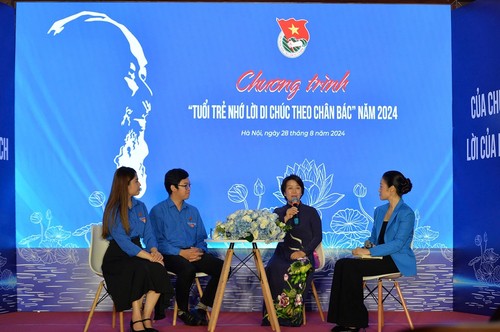 Giao lưu tiếp lửa truyền thống “Tuổi trẻ nhớ lời di chúc theo chân Bác” - ảnh 1