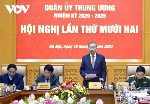 Tổng Bí thư Tô Lâm chủ trì Hội nghị Quân ủy Trung ương 12 - ảnh 1