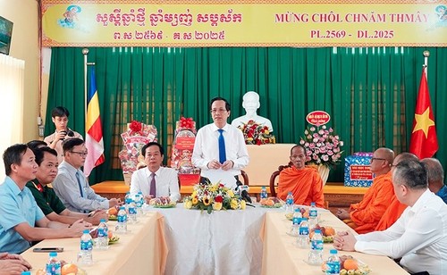 Chúc mừng đồng bào Khmer nhân dịp Tết cổ truyền Chôl Chnăm Thmây - ảnh 1