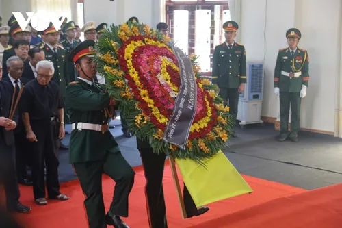 Lễ viếng nguyên Chủ tịch nước Trần Đức Lương tại quê nhà Quảng Ngãi - ảnh 8