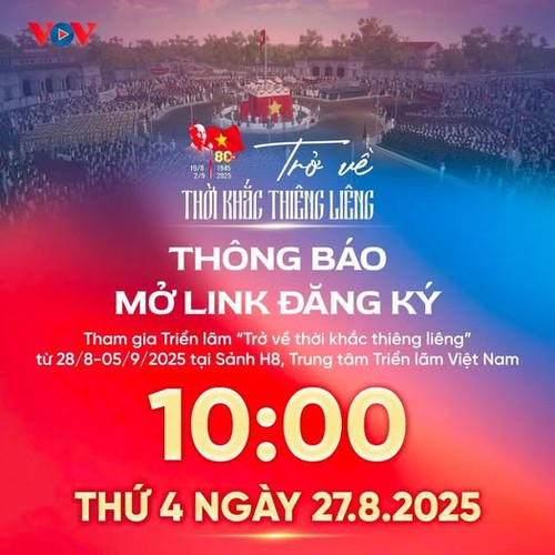 VOV chính thức mở cổng đăng ký tham gia chương trình “Trở về thời khắc thiêng liêng” - ảnh 1
