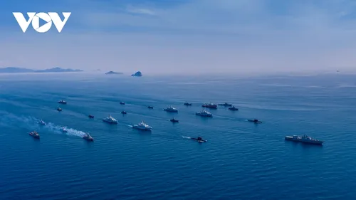 Hải quân Việt Nam phô diễn sức mạnh với Lễ diễu binh trên biển - ảnh 7