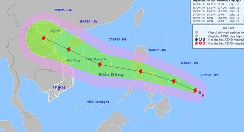 Bão số 9 Ragasa giảm xuống cấp 9, bão mới BUALOI dự kiến sẽ đi vào Biển Đông trong đêm 26/9 - ảnh 2