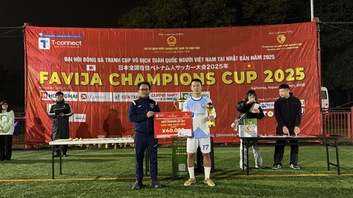  FC T-Connect Bình Định vô địch Giải bóng đá tranh cup toàn quốc người Việt Nam tại Nhật Bản - ảnh 2