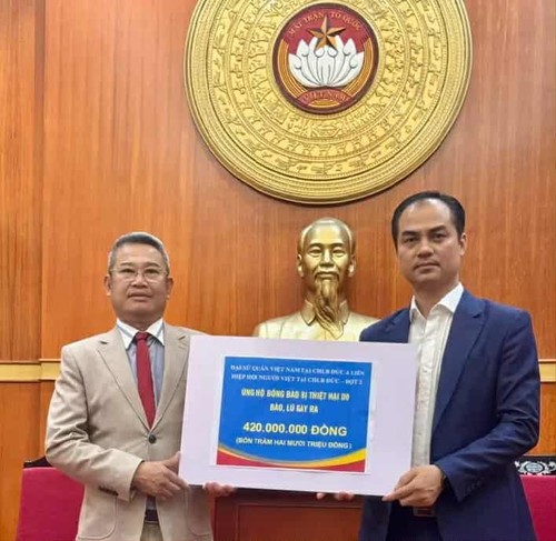 Kiều bào tại CHLB Đức tiếp tục ủng hộ đồng bào vùng lũ Miền Trung 420 triệu đồng  ​ - ảnh 1