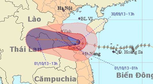 Bão số 10 đổ bộ vào các tỉnh Hà Tĩnh - Quảng Trị  - ảnh 1