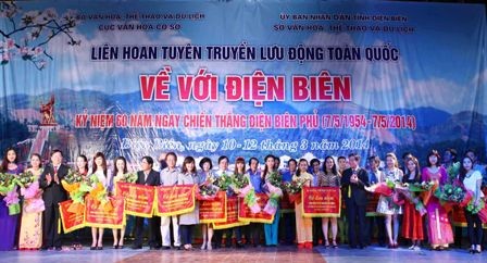 Khai mạc Liên hoan tuyên truyền lưu động toàn quốc “Về với Điện Biên" - ảnh 1