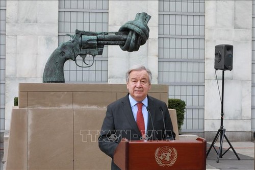 UN chief to meet Putin, Zelenskiy next week - ảnh 1