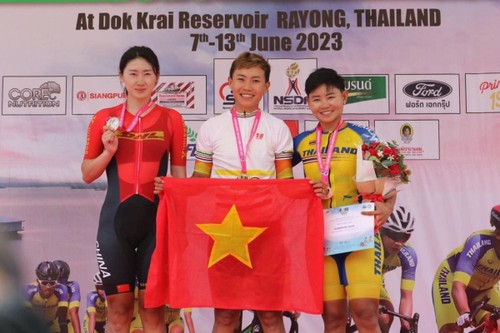 Nguyen Thi That wins Asian Road Cycling Championships - ảnh 1