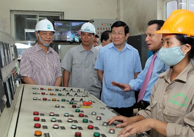 ประธานประเทศเวียดนามเจืองเติ้นซางลงพื้นที่จังหวัดท้ายเงวียน - ảnh 1