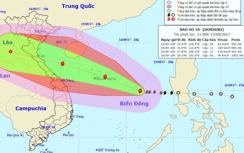 Chủ động theo dõi, ứng phó với bão Doksuri – cơn bão lớn nhất trong nhiều năm  - ảnh 1