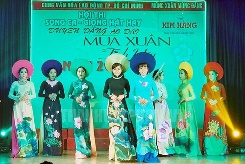 Hội thi Mùa Xuân tình yêu - Duyên dáng áo dài năm 2018 - ảnh 1