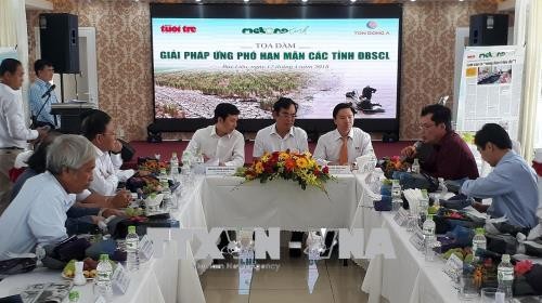 Tọa đàm giải pháp ứng phó với hạn mặn ở đồng bằng sông Cửu Long  - ảnh 1