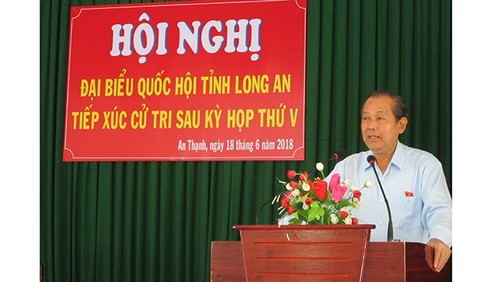 Lãnh đạo Đảng, Chính phủ tiếp xúc cử tri tại các địa phuơng - ảnh 1