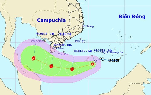 Sẵn sàng ứng phó với bão Pabuk, cơn bão đầu tiên của năm 2019 - ảnh 1