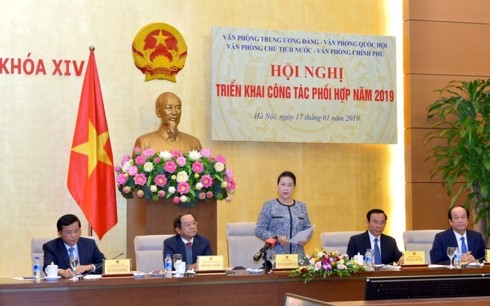  Bốn văn phòng ở Trung ương triển khai công tác phối hợp năm 2019 - ảnh 1