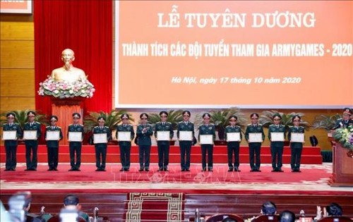 Tuyên dương thành tích các đội tuyển tham gia Army Games - 2020 - ảnh 1