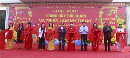 Mừng Đảng, mừng Xuân: Tưng bừng Hội Báo Xuân tại nhiều địa phương - ảnh 1