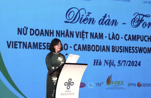 Nữ doanh nhân ba nước Việt Nam - Lào - Campuchia và phát triển kinh tế xanh - ảnh 1