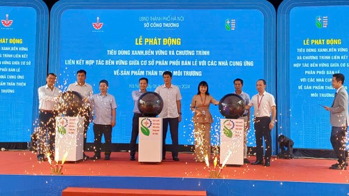 Hà Nội phát động tiêu dùng xanh, bền vững - ảnh 1