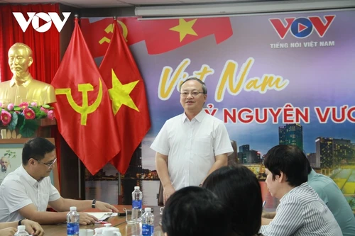 Tổng Giám đốc VOV kiểm tra các đơn vị triển khai chương trình “Việt Nam - Kỷ nguyên vươn mình“ - ảnh 11