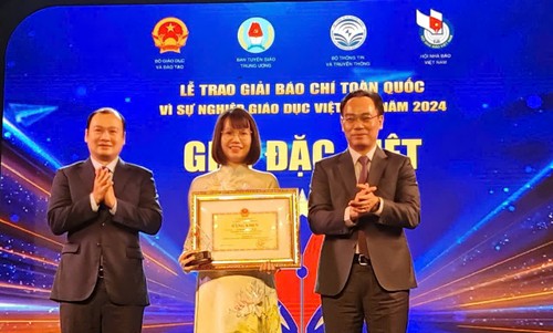 VOV đoạt nhiều giải thưởng Giải báo chí toàn quốc Vì sự nghiệp Giáo dục Việt Nam - ảnh 1