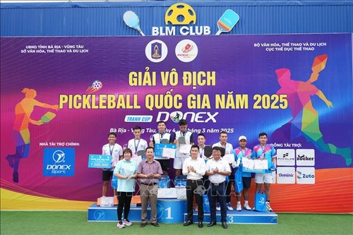 Hơn 200 vận động viên tranh tài tại Giải vô địch Pickleball Quốc gia - ảnh 1