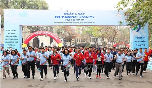 Phát động Ngày chạy Olympic vì sức khỏe toàn dân, Giải chạy Báo Hà nội mới mở rộng - Vì hòa bình 2025 - ảnh 1