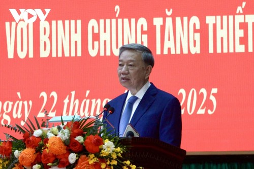 Tổng Bí thư Tô Lâm: Binh chủng Tăng thiết giáp phải thực sự chính quy, tinh nhuệ, hiện đại - ảnh 1