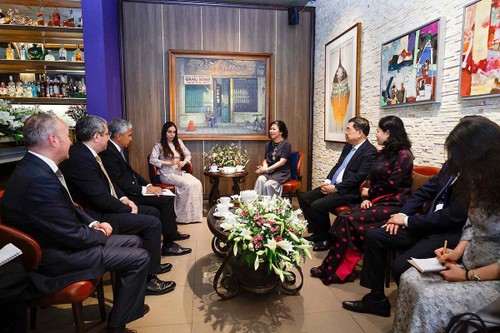 Phu nhân Tổng Bí thư Tô Lâm tiếp bà Leyla Aliyeva, Phó Chủ tịch Quỹ Heydar Aliyev - ảnh 1