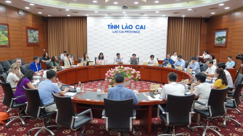 Phái đoàn Liên hợp quốc tại Việt Nam thăm các cộng đồng đang tái thiết sau cơn bão Yagi tại tỉnh Lào Cai - ảnh 1