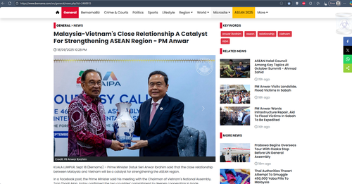 Malaysia - Việt Nam: Gắn kết chiến lược, thúc đẩy hợp tác khu vực - ảnh 1