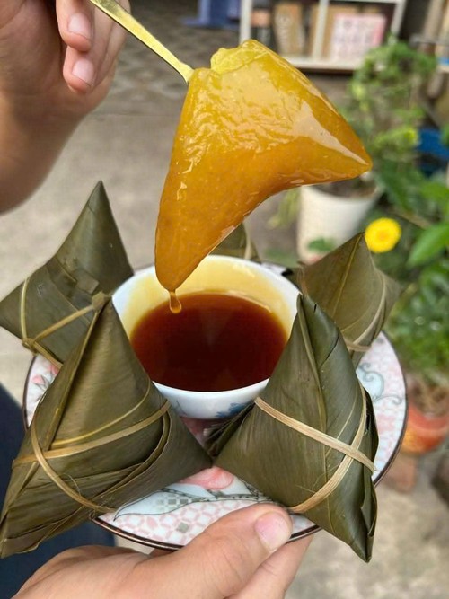 Bánh gio mật mía - hương vị ngọt lành thanh mát của vùng đất Bắc Kạn (Thái Nguyên) - ảnh 5