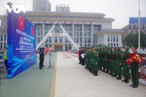 Phối hợp ra quân tuần tra liên hợp năm 2026 tại biên giới Lào Cai - ảnh 1