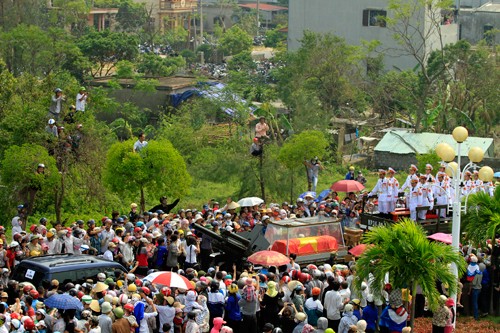 ​ហាណូយជម្រាបលា នាយឧត្តមសេនីយ៍ Vo Nguyen Giapជារៀងរហូត - ảnh 11