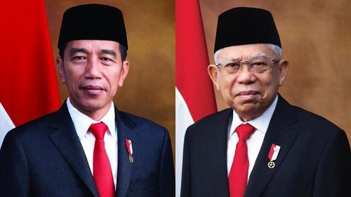 លោក Joko Widodo ចូលកាន់តំណែងជាប្រធានាធិបតីឥណ្ឌូនេស៊ីជាផ្លូវការសំរាប់អណត្តិ ២០១៩ - ២០២៤ - ảnh 1