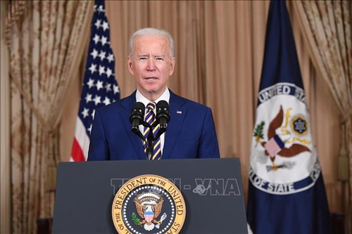 ប្រធានាធិបតីអាមេរិកលោក Joe Biden អញ្ជើញធ្វើអត្ថាធិប្បាយចំពោះការដកទណ្ឌកម្មលើអ៊ីរ៉ង់ - ảnh 1