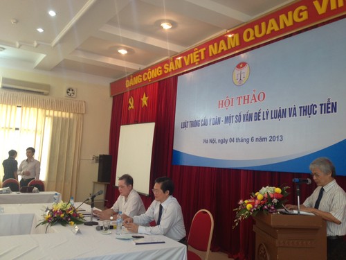 Hội thảo “Luật trưng cầu ý dân - Một số vấn đề lý luận và thực tiễn” - ảnh 1