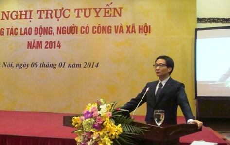 Hội nghị triển khai công tác lao động, người có công và xã hội năm 2014  - ảnh 1